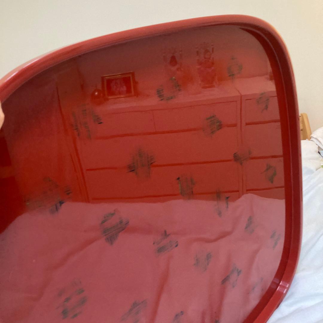 漆器のアソベ 大型 盆 テーブル アンティーク 75.5センチ 漆器のアソベ