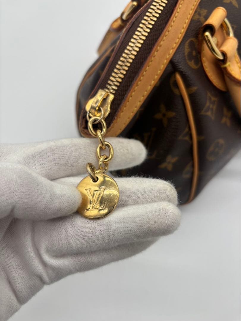 鑑定済 ルイヴィトン Louisvuitton ティヴォリPM バッグモノグラム