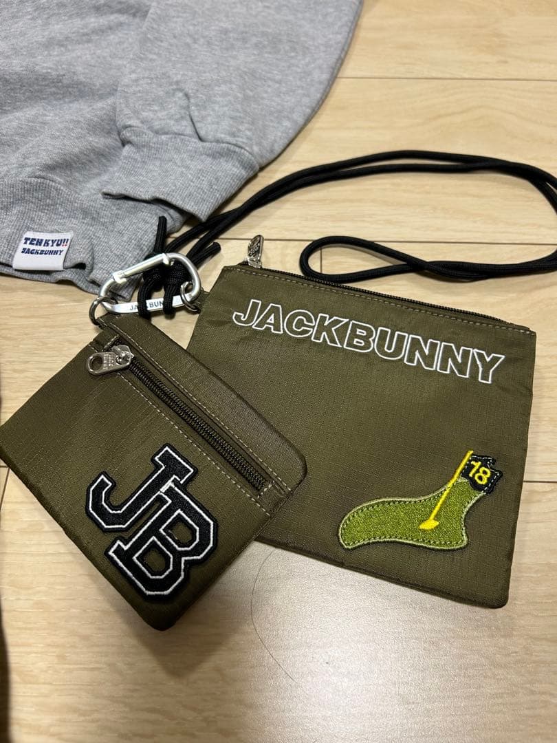 JACK BUNNY フレアスカート&ポーチ&ニット帽セット