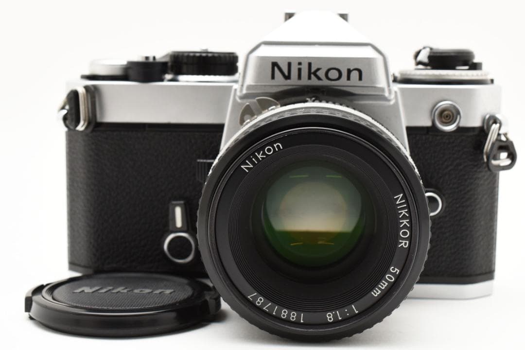 完動品】Nikon FE Silver + Ai 50mm F/1.8