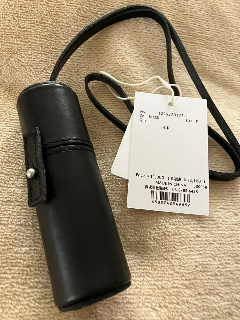 ETRE TOKYO タンドレザーリップケース ブラック - メルカリ