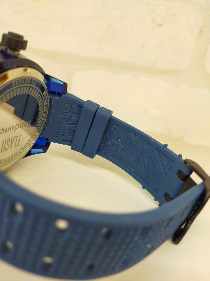 腕時計メンズ電池交換済みテンデンスTendenceフラッシュTY531003中古