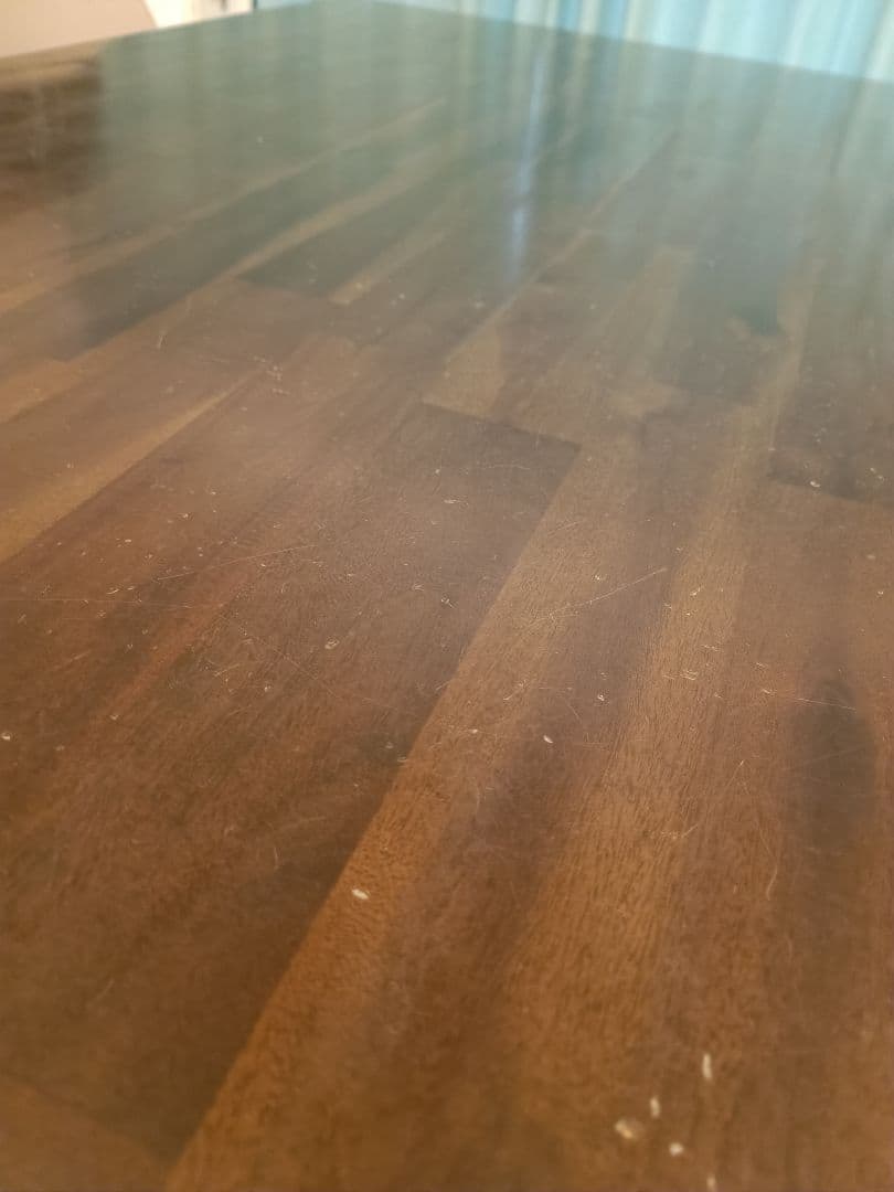 【福岡市＆近郊限定】ダイニングテーブル ダークブラウン 4脚付き