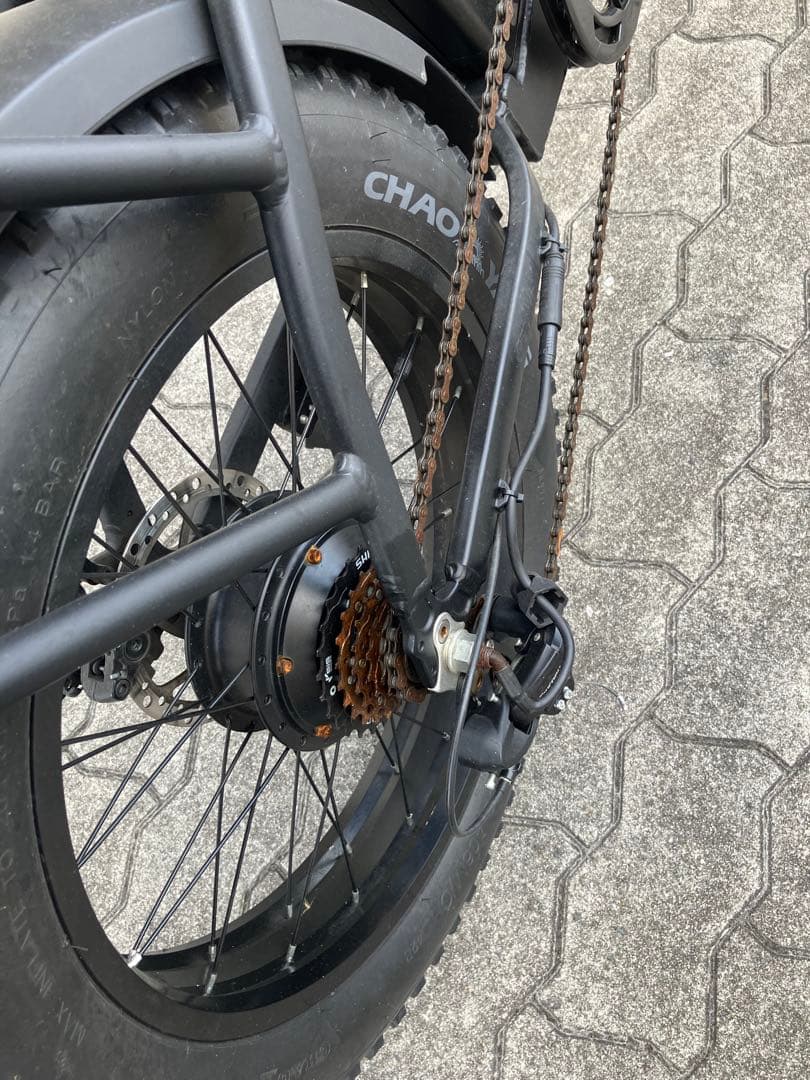 ジャンク品 折りたたみ電動アシスト自転車 FAT-01 20インチ 極太タイヤ