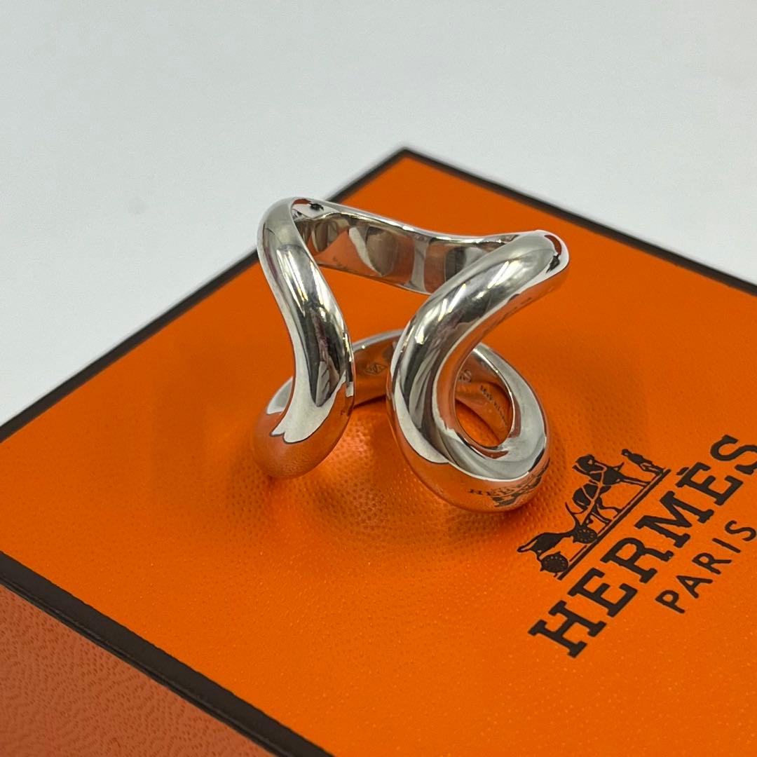 新品正規品　HERMES リマ リング #48 シルバー エルメス　人気モデル
