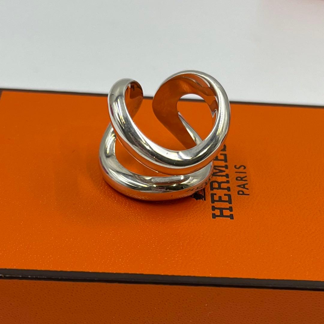 新品正規品　HERMES リマ リング #48 シルバー エルメス　人気モデル