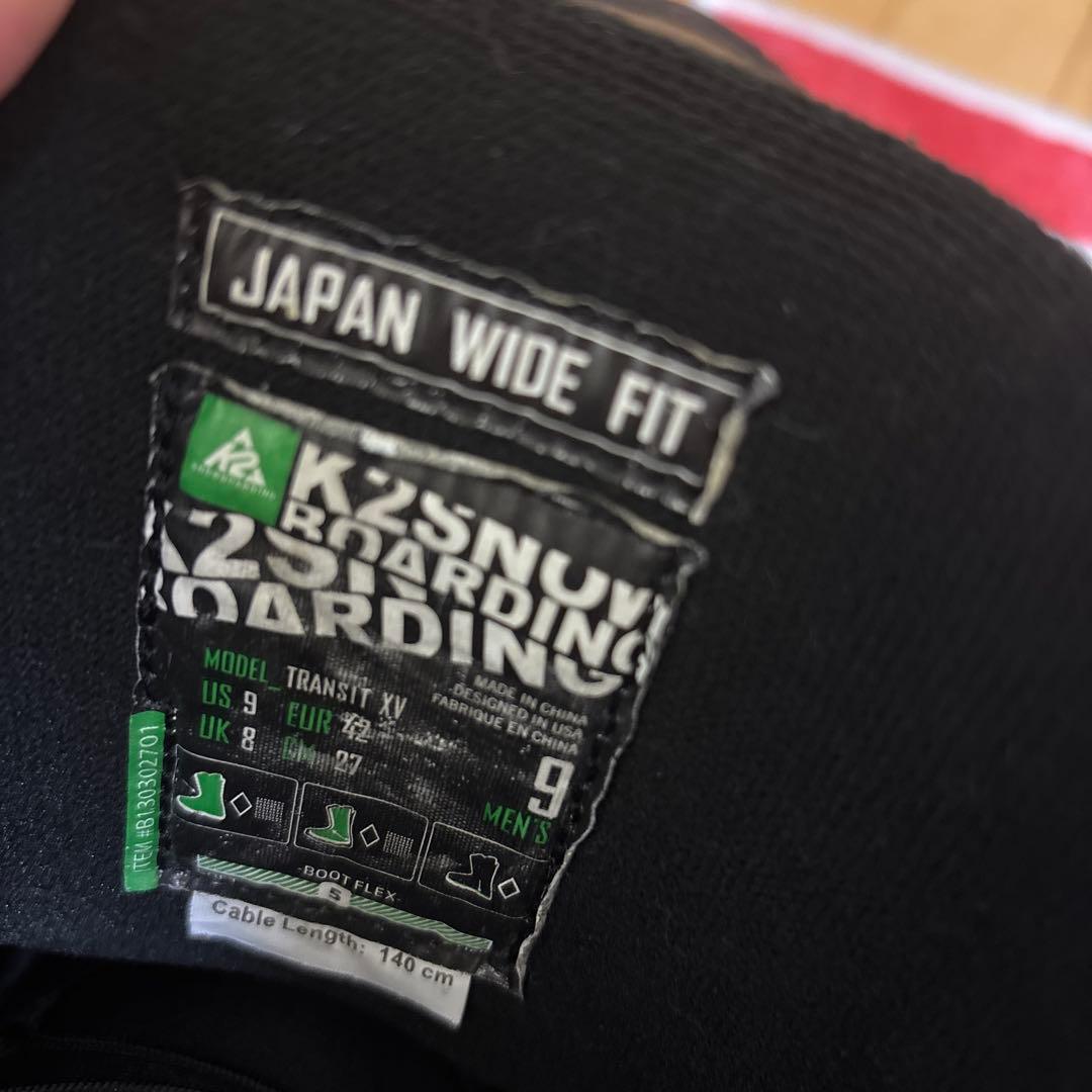 K2 スノーボード　ブーツ 27cm