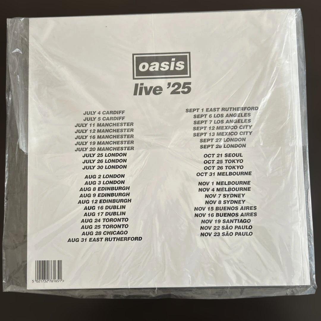 oasis live 25 ステッカー2枚、ツアーパンフレット - メルカリ