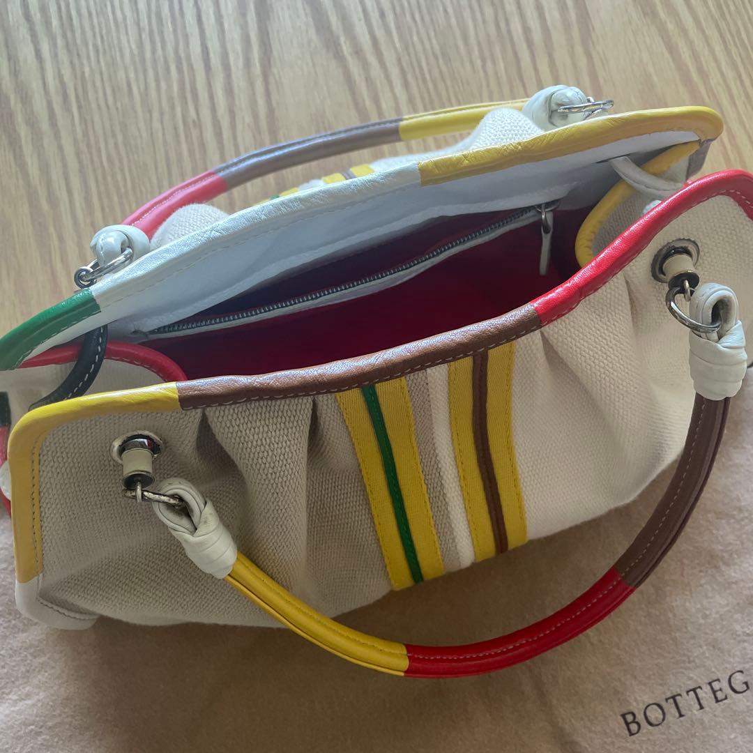 【お値下げしました】Bottega Veneta ストライプ ハンドバッグ