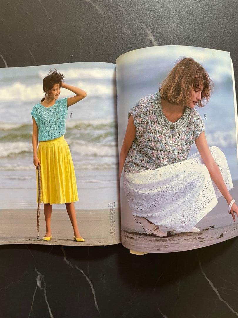 手芸本 編み物 ニット 貴重古書 別冊毛糸だま 春夏の棒針あみ85 - メルカリ