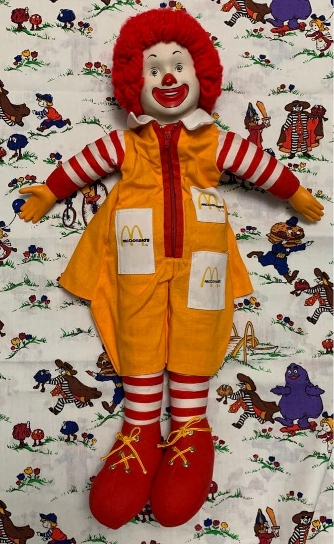 ヴィンテージ ドール ドイツ マクドナルド ロナルド ぬいぐるみ