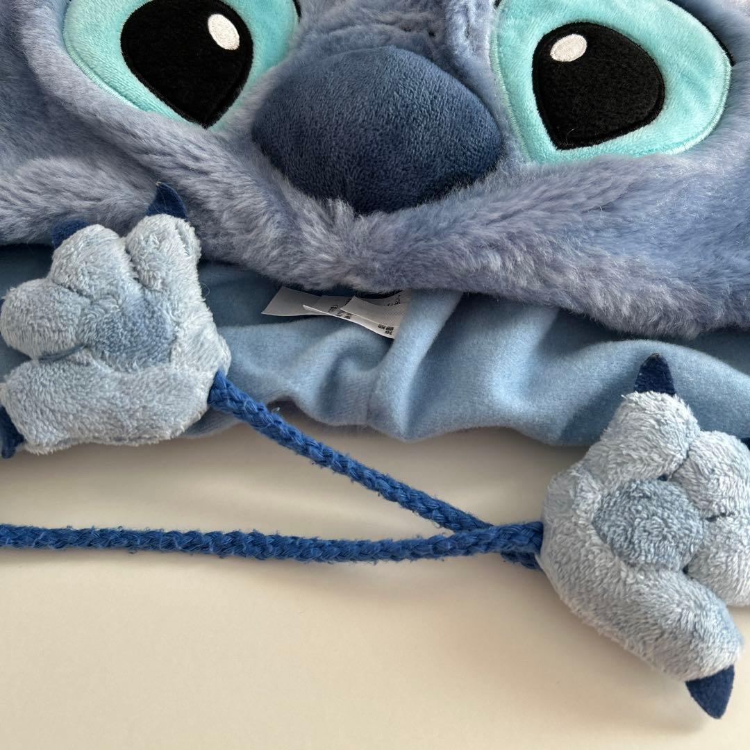 【レア】ディズニーファンキャップ　プーさん　スティッチ　ミニーちゃん　被り物　紫