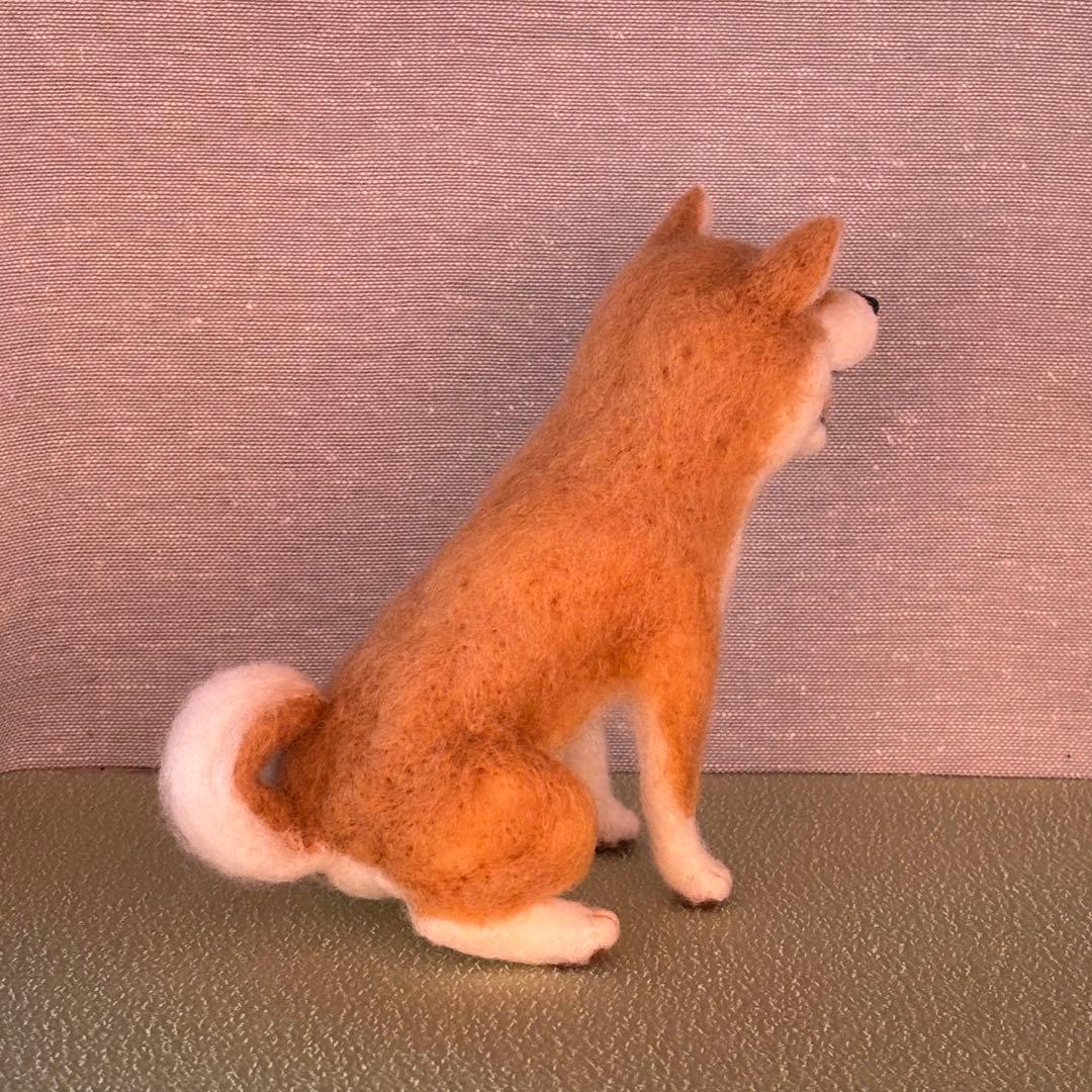 柴犬 羊毛フェルト ハンドメイド No.105