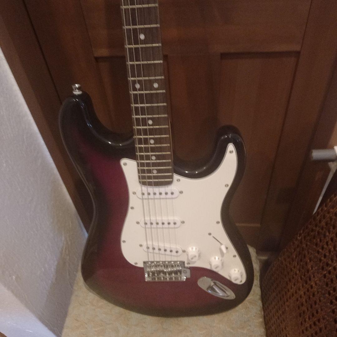 SELDER エレキギター ストラトキャスタータイプ レッド・ブラック