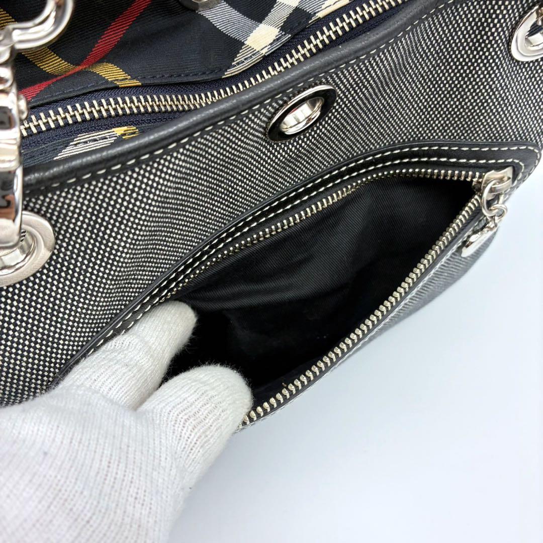 バーバリーブルーレーベル ショルダーバッグ ハンドバッグ 2way ノバチェック