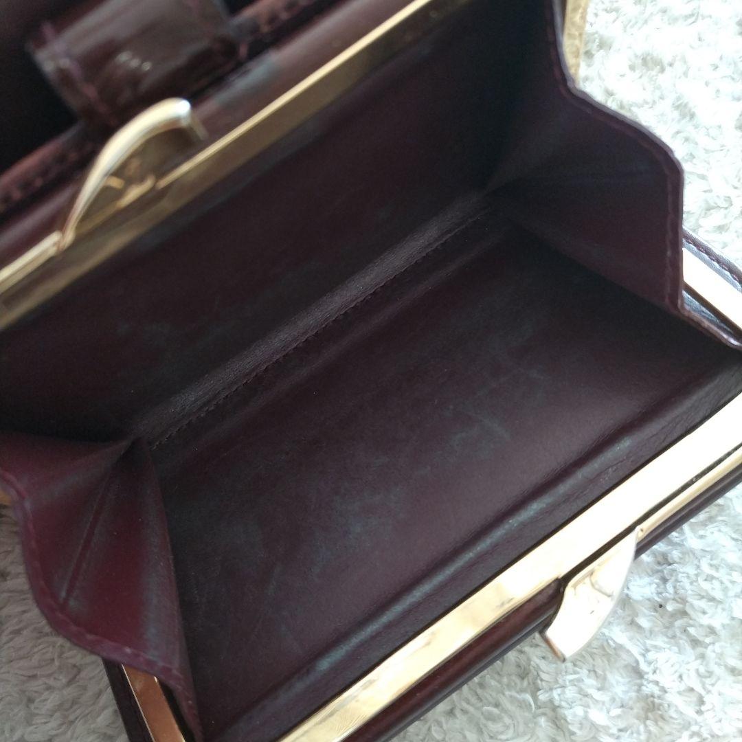 Louis Vuitton ヴェルニ ワインレッド がま口