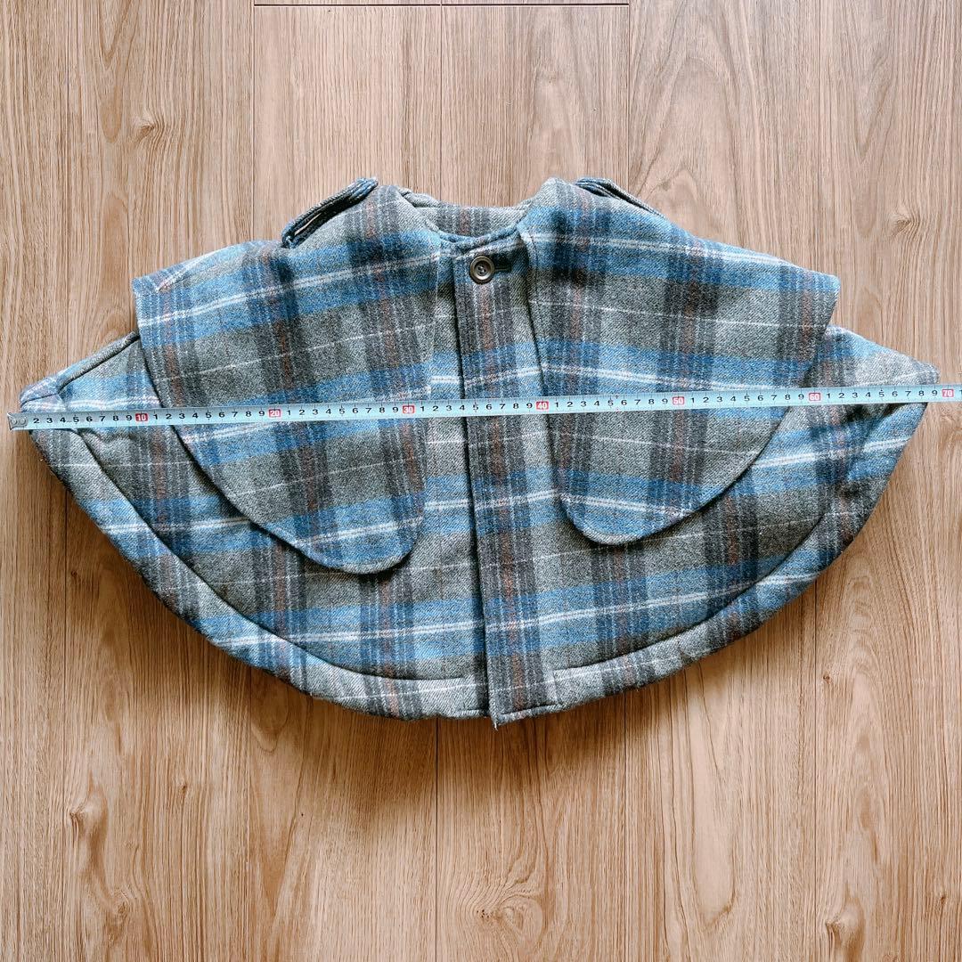 【メルカリ市限定価格】MARLMARL ポンチョ コート ホリデー限定チェック柄