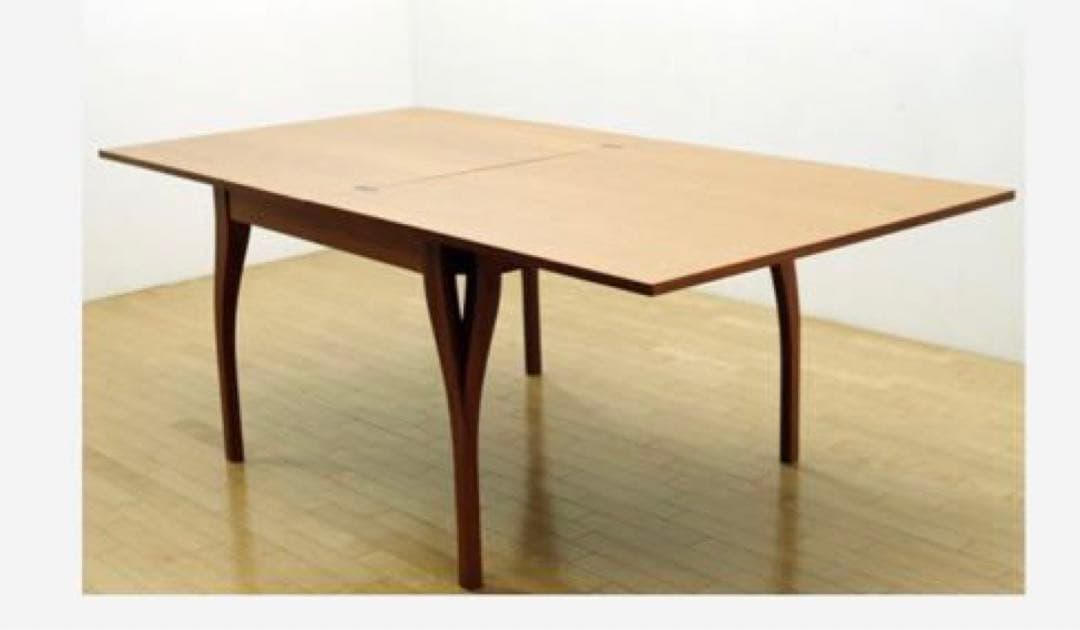 PORADA 木製ダイニングテーブル 伸縮機能付き