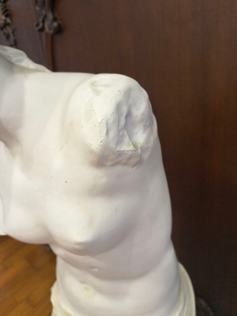 ミロのヴィーナス石膏像 古典的女性像 石膏彫刻 約110センチ 引き取り限定