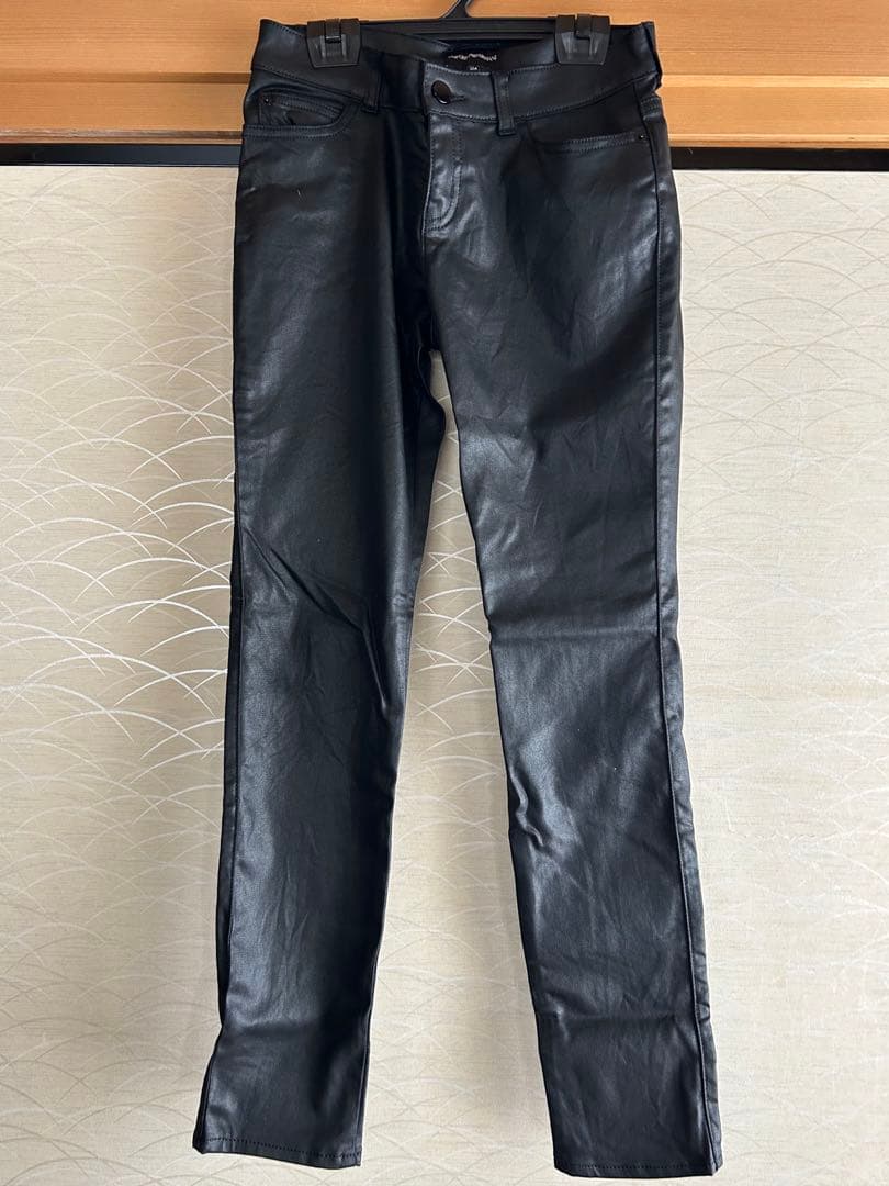 ゆら　エンポリオ・アルマーニ　キッズ　レザー風パンツ ゆら様 専用 エンポリオ・アルマーニ キッズ レザー風パンツ ゆら様