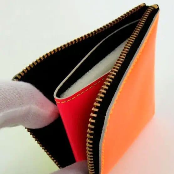 ✨未使用品✨ COMME des GARÇONS ケースL字ファスナー黄橙