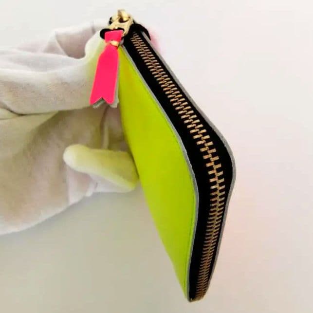 ✨未使用品✨ COMME des GARÇONS ケースL字ファスナー黄橙