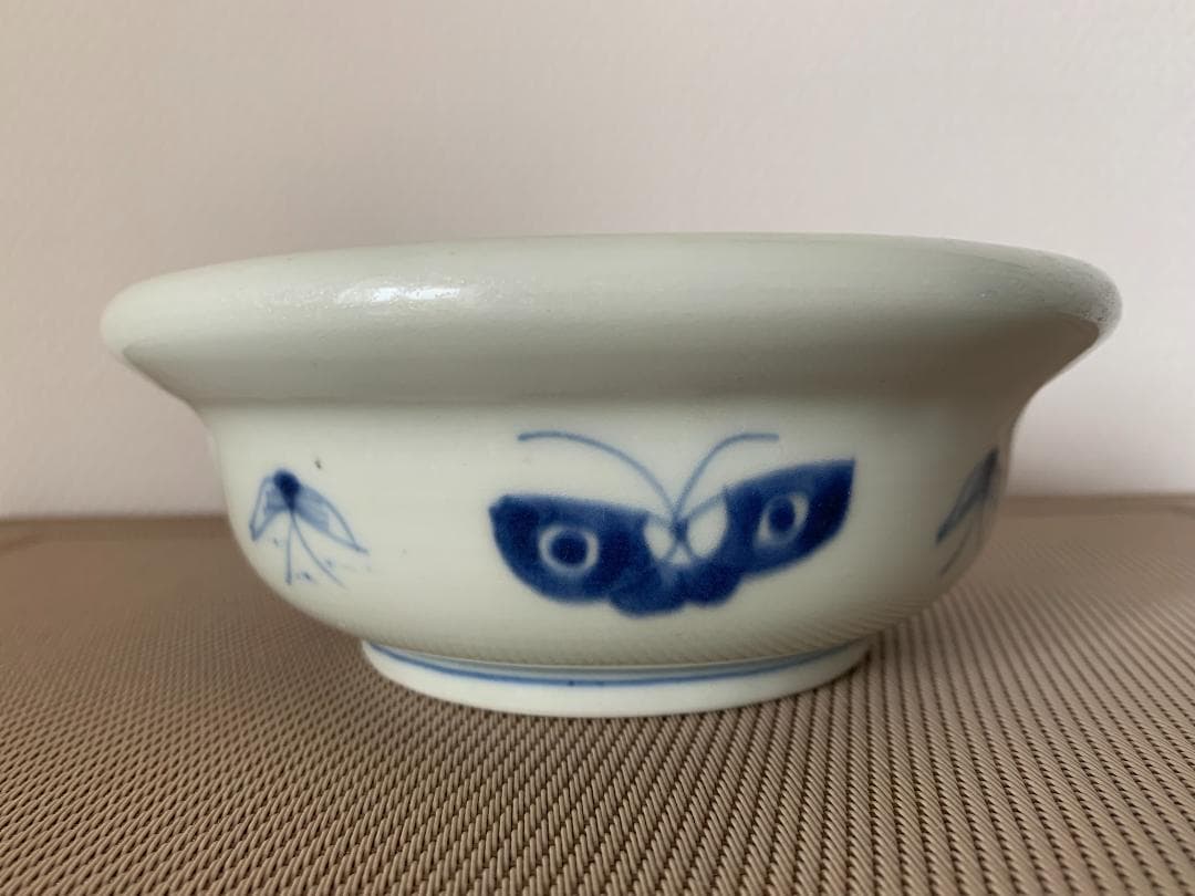 ✨SALE✨染付中鉢３種　幕末～明治期　レトロ　アンティーク　時代骨董