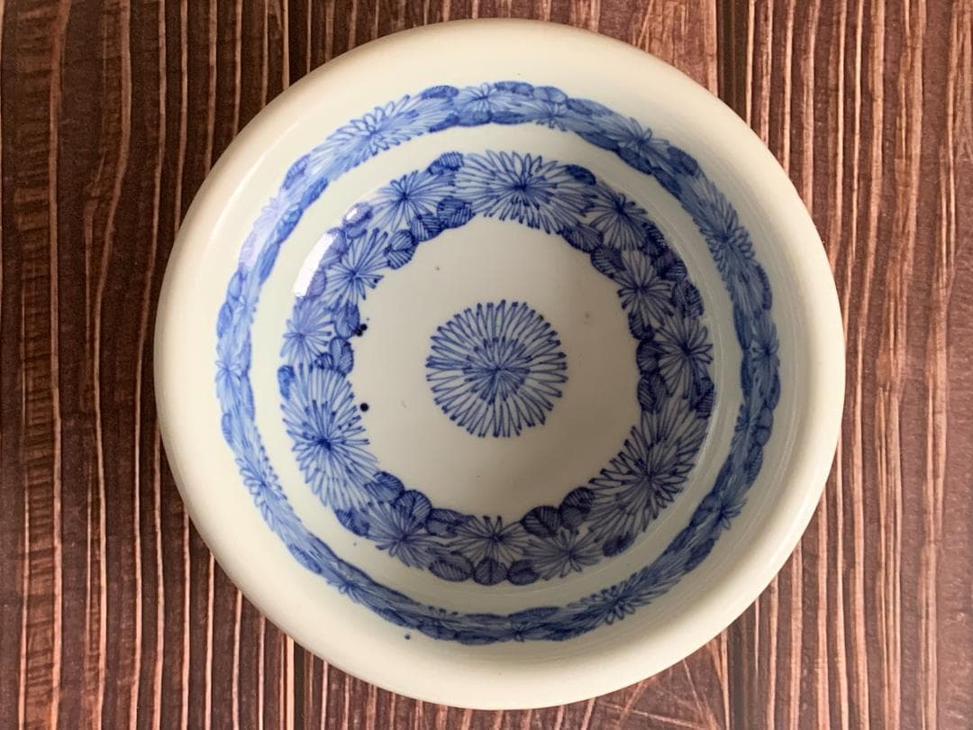 ✨SALE✨染付中鉢３種　幕末～明治期　レトロ　アンティーク　時代骨董