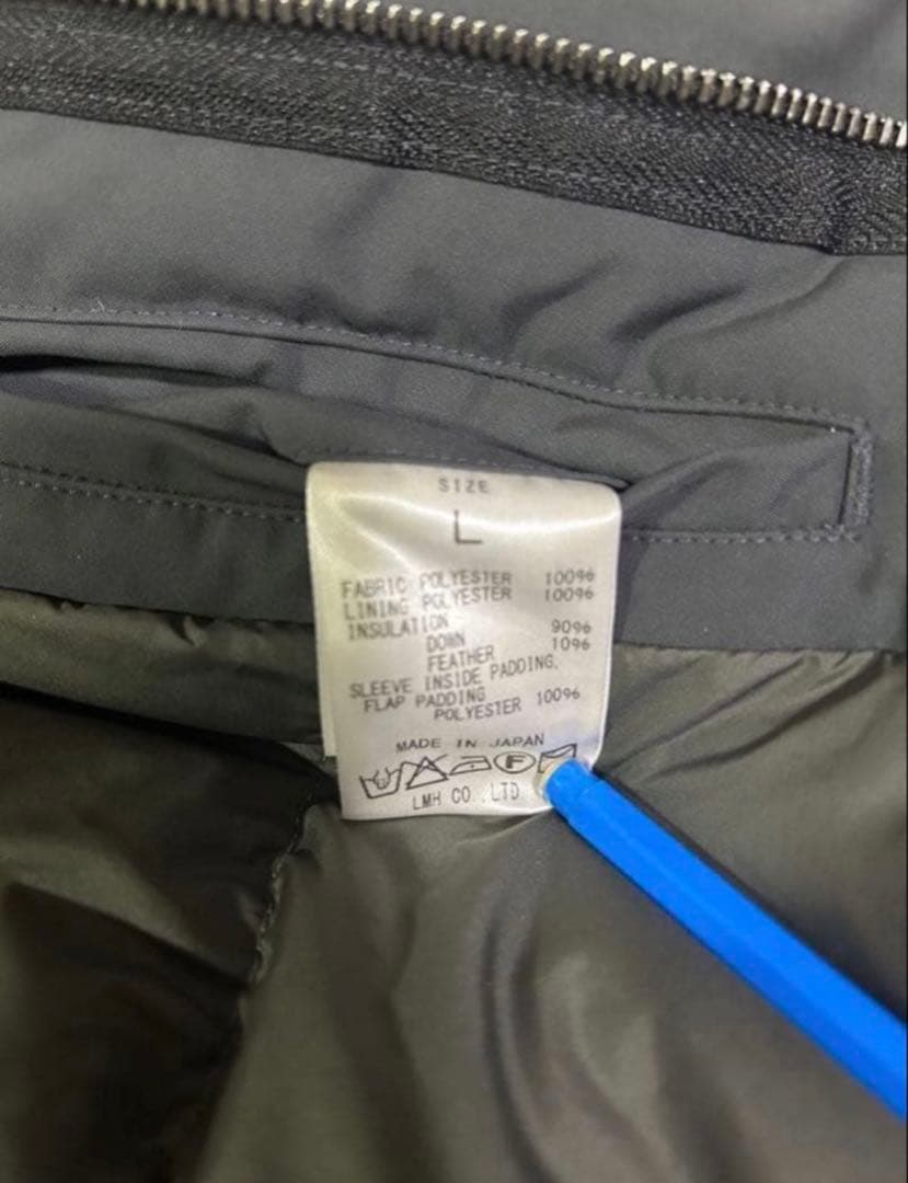 VAINL ARCHIVE DICROS ダウン ブルゾン sizeL - メルカリ