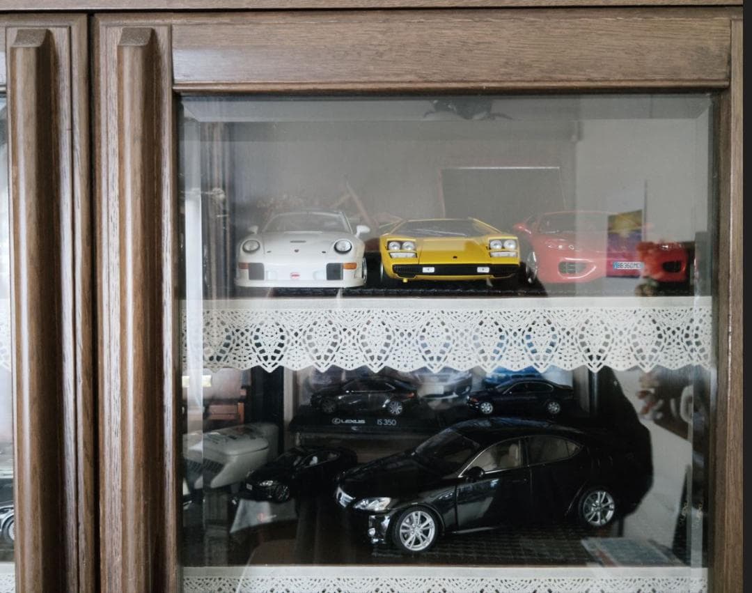 【送料無料】 1/18ミニカー　レクサスIS350 Auto art 黒 中古