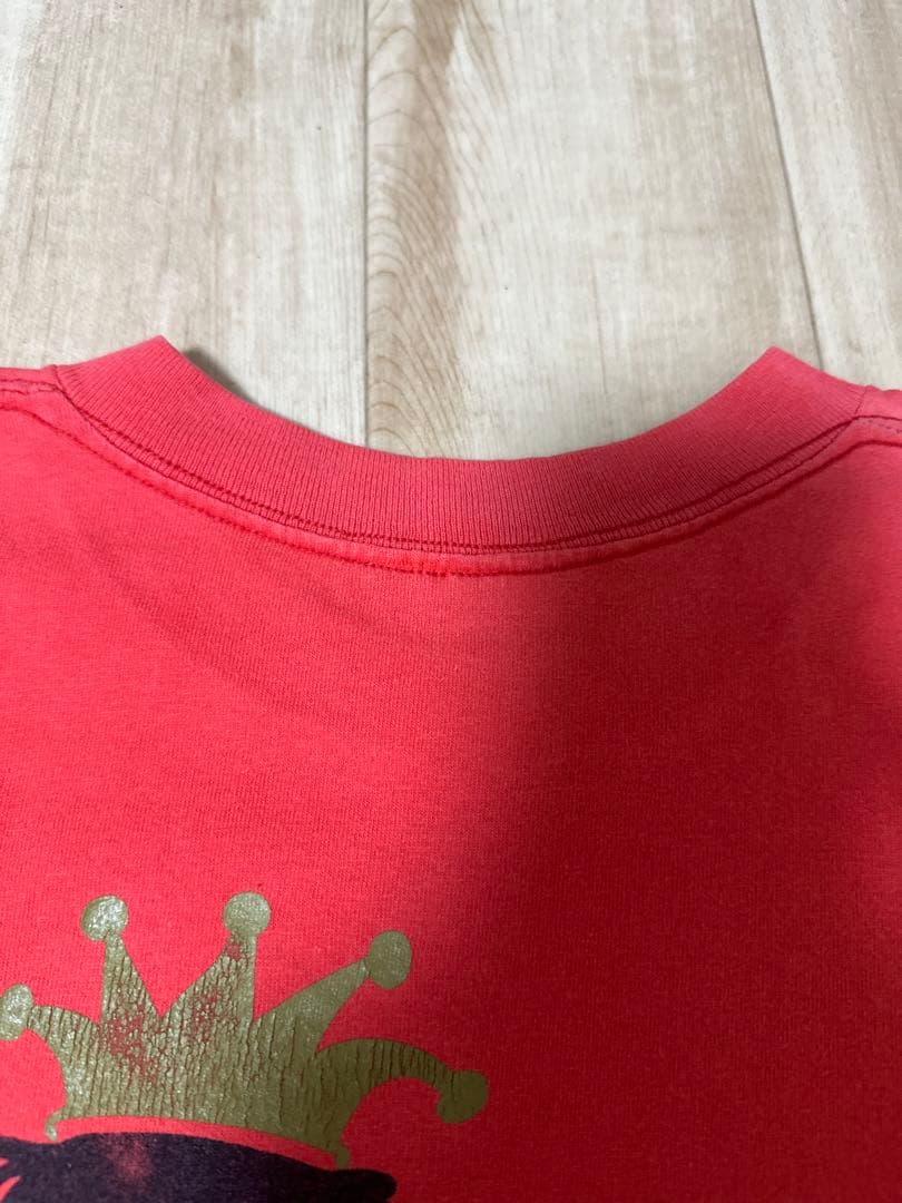 OldStussy Knowledge is King Tシャツ 赤 - トップス本当に 安い