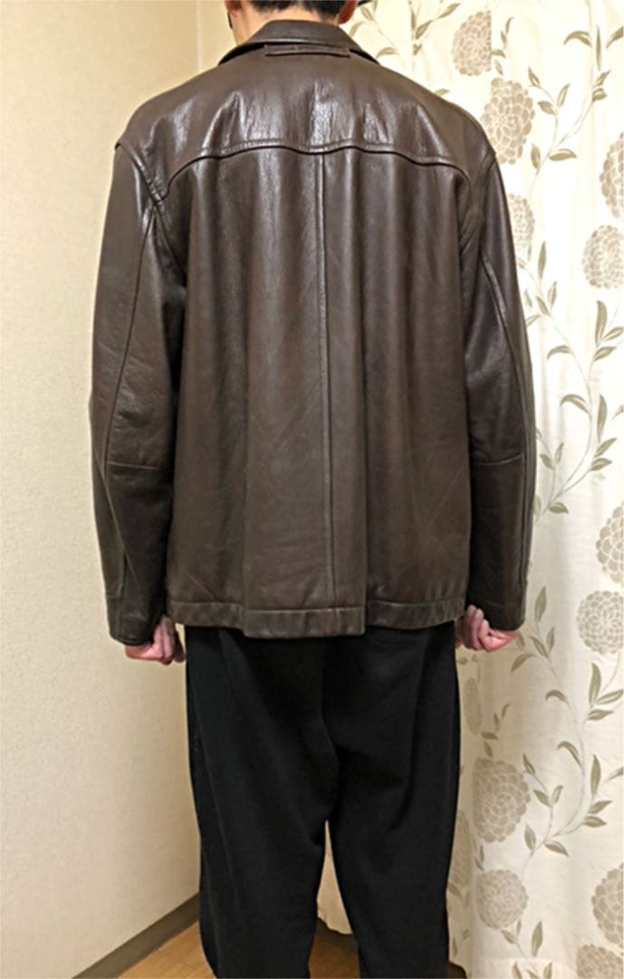 ノーティカ レザージャケット ダークブラウン ノーティカ レザー