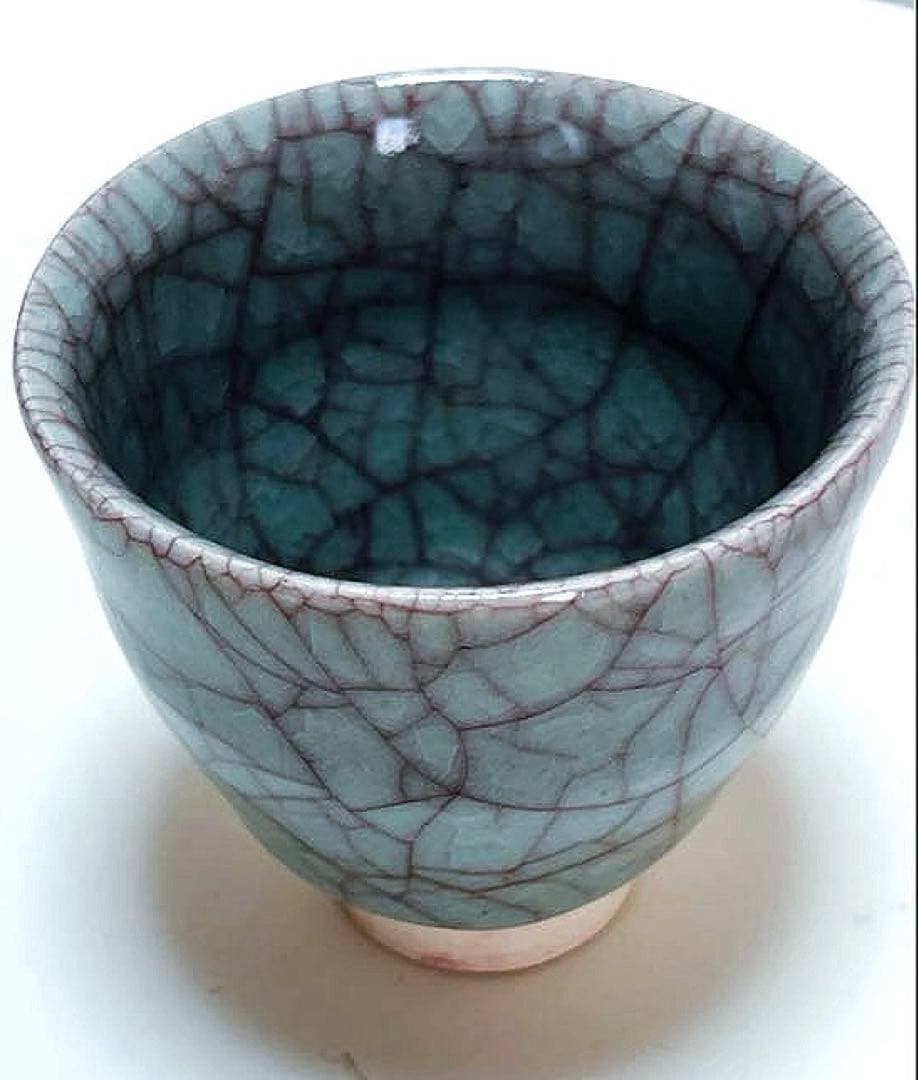 新品未使用 吉田周平 青瓷 ぐい呑み 共箱つき - メルカリ