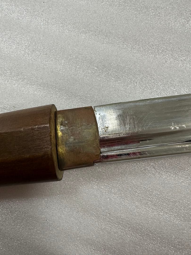 居合練習刀 白鞘　鞘付き長さ約101cm 鞘抜き737g