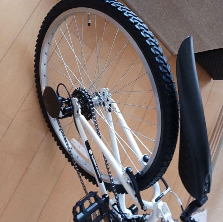 低 価格車・バイク・自転車 - たくま様折り畳みマウンテンバイク ホワイト