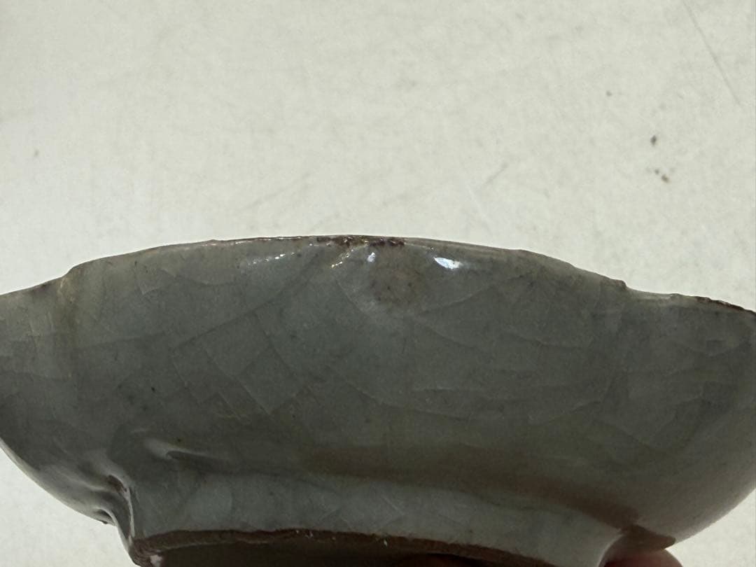 中国 宋時代 青磁海棠型小皿① 磁貫青磁 送料込み251214 - メルカリ
