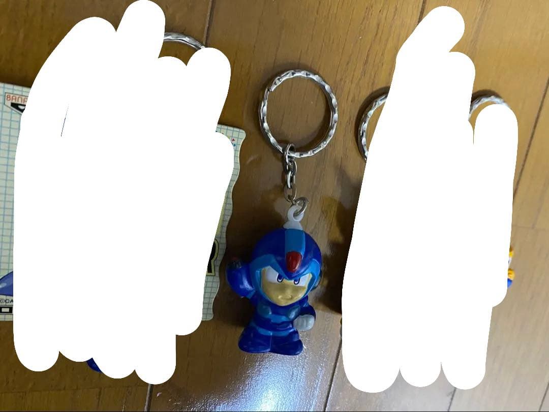 ロックマンソフトキーホルダー　4種セット　コブン フォルテ エックス