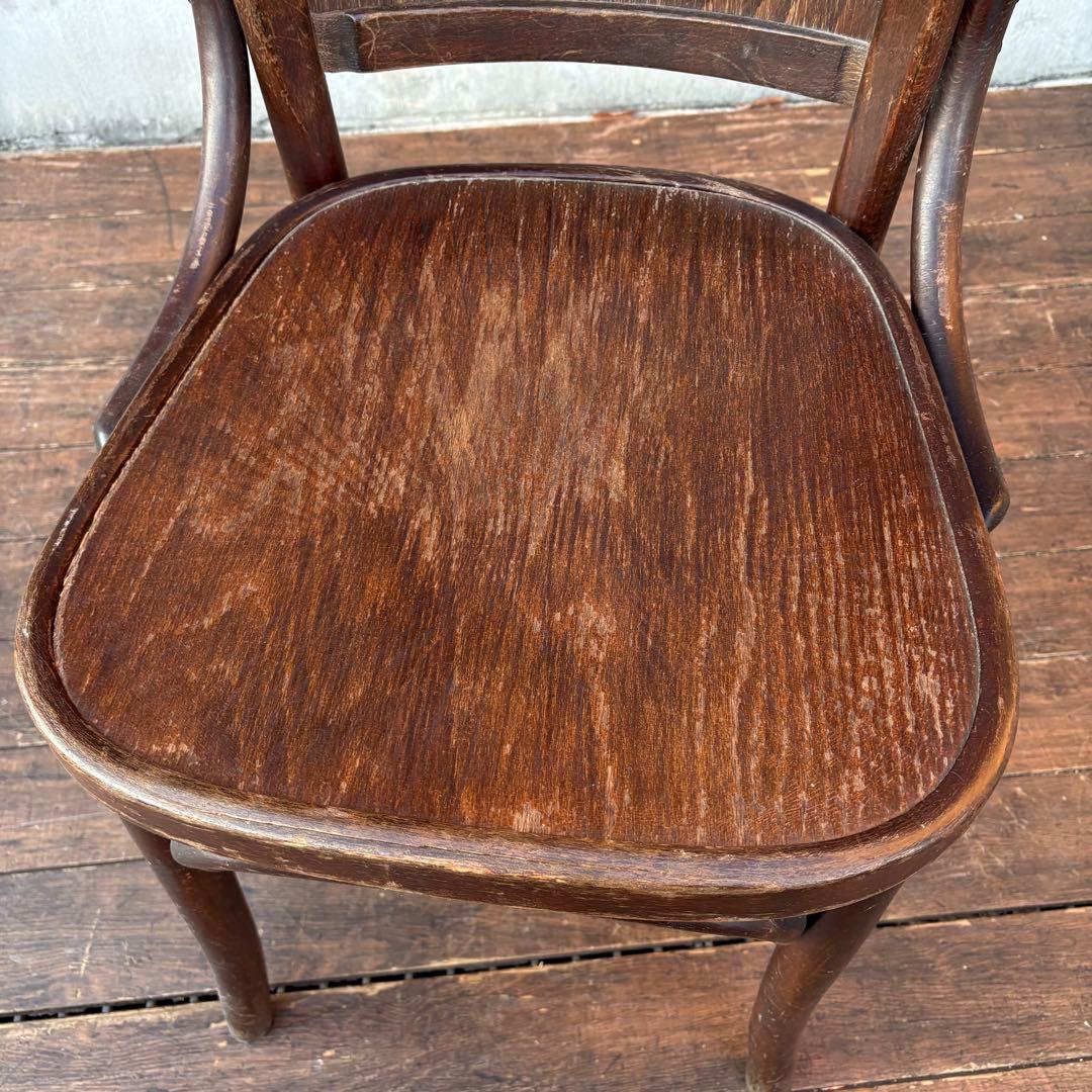 ②ルーマニア製 ヴィンテージ ベントウッドチェア アームチェア 曲木