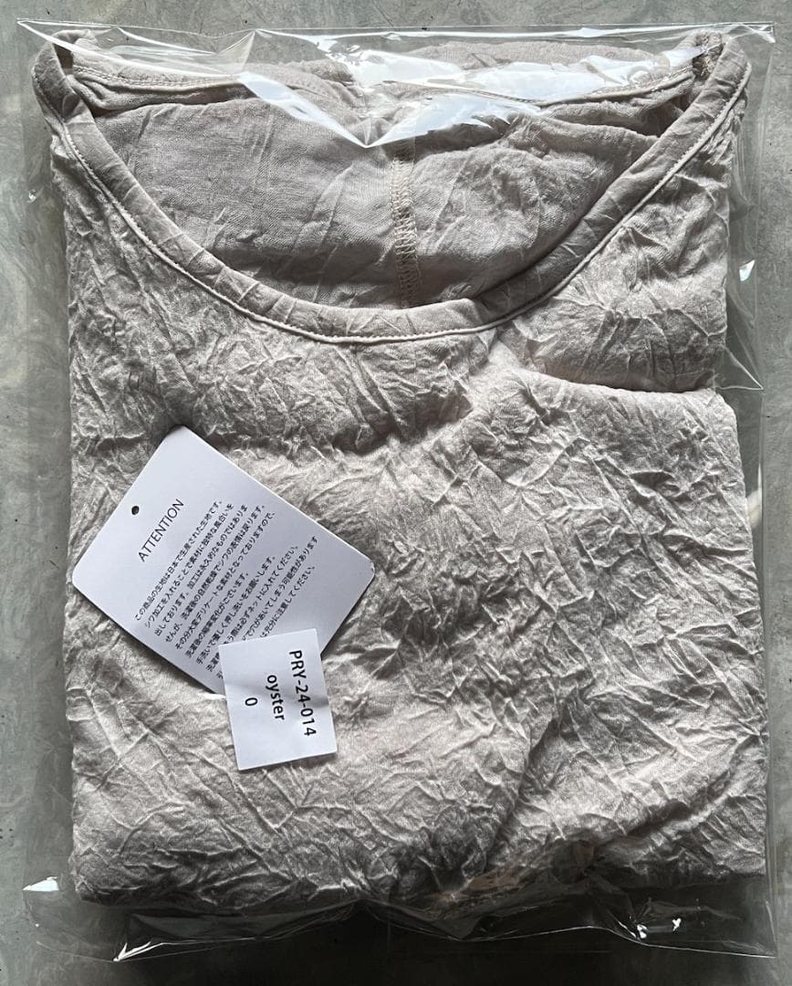 PRY】Craft Fabric Layered L/S T-shirt