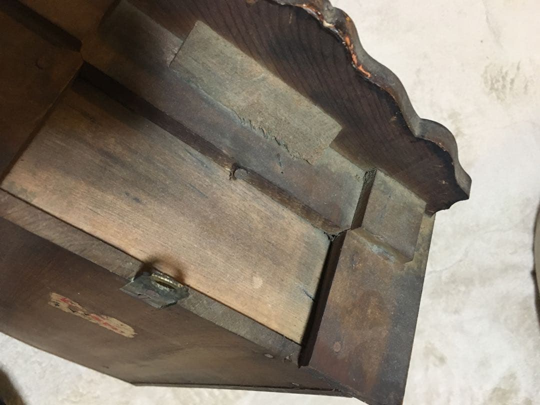 大正〜戦前 ゼンマイ振り子時計 整備済み 美品