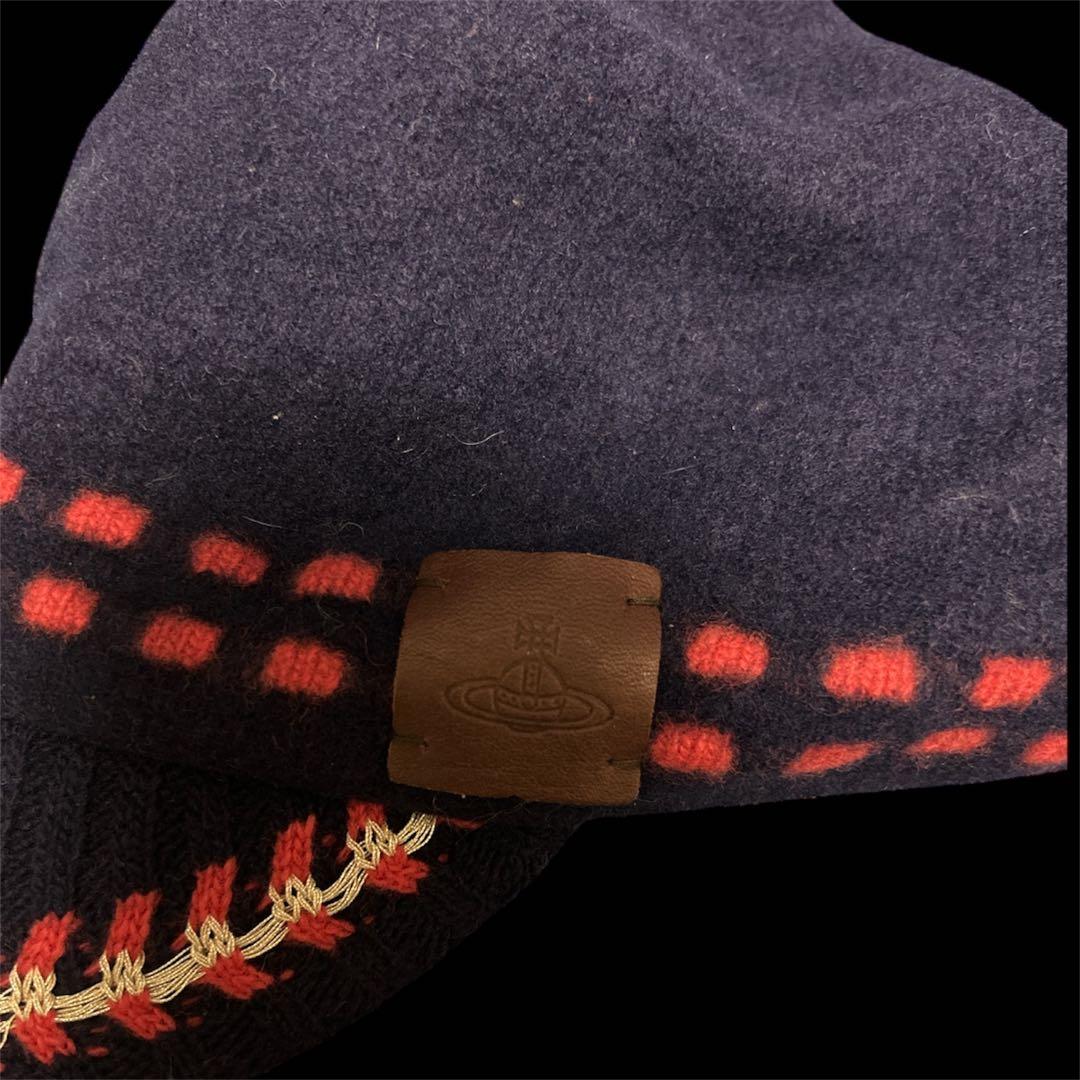 Vivienne Westwood FLAP EARS ポンポン付 ニット帽 - メルカリ
