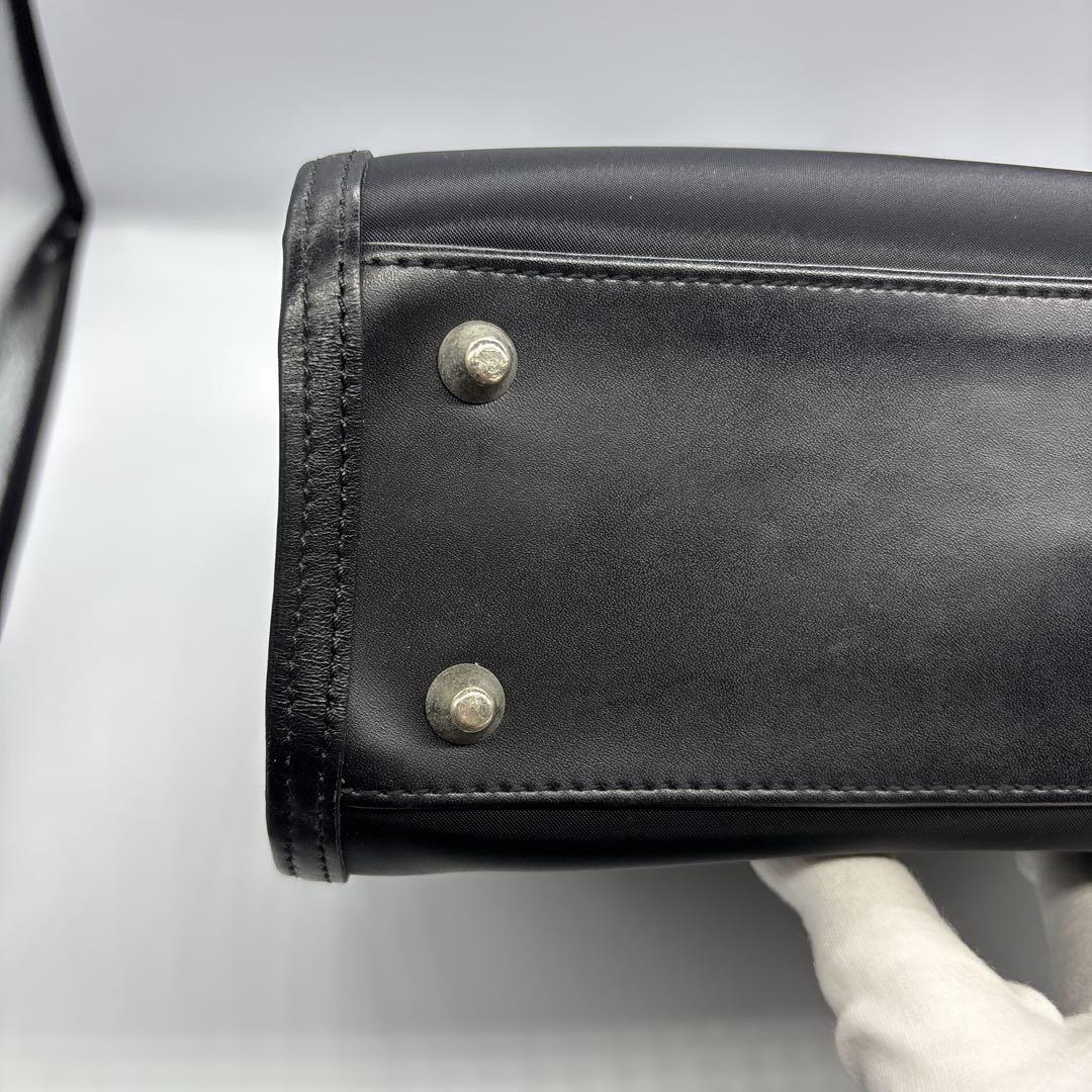 BURBERRY バーバリー トート　ビジネスバッグ ナイロン レザー ブラック