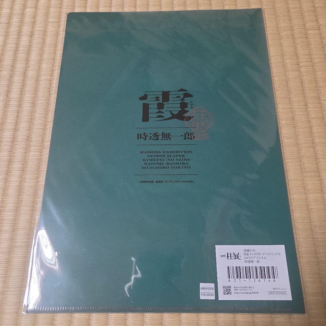 鬼滅の刃 柱展 キャラクターアートビジュアルA4クリアファイル 全種 コンプ
