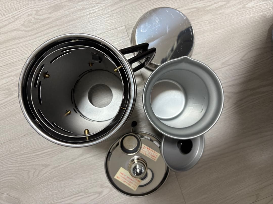 アルコール野外炊飯器 1.5L ステンレス製