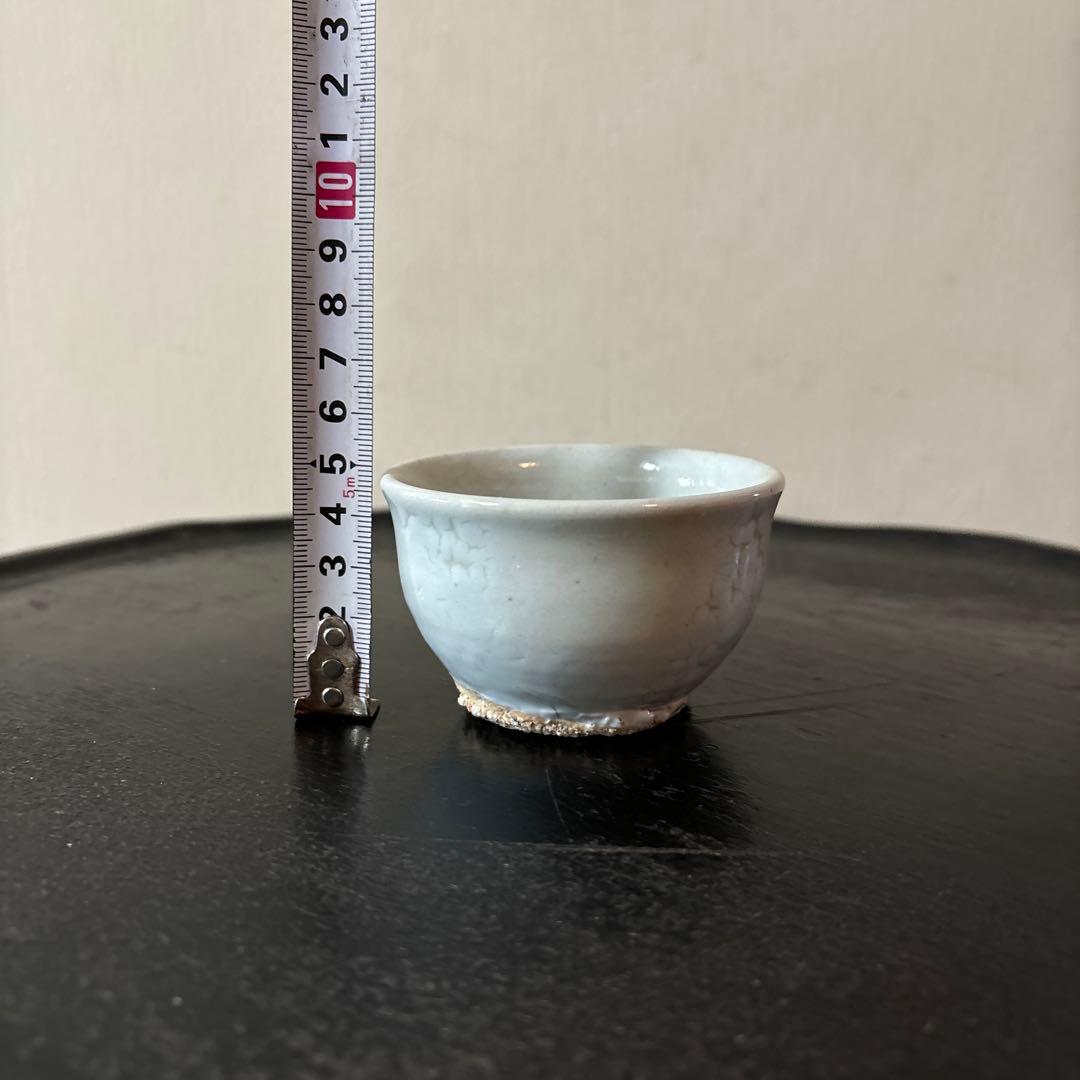 李朝白磁　盃　ぐい呑み　骨董　アンティーク.古美術.酒器.韓国骨董.検:白洲正子