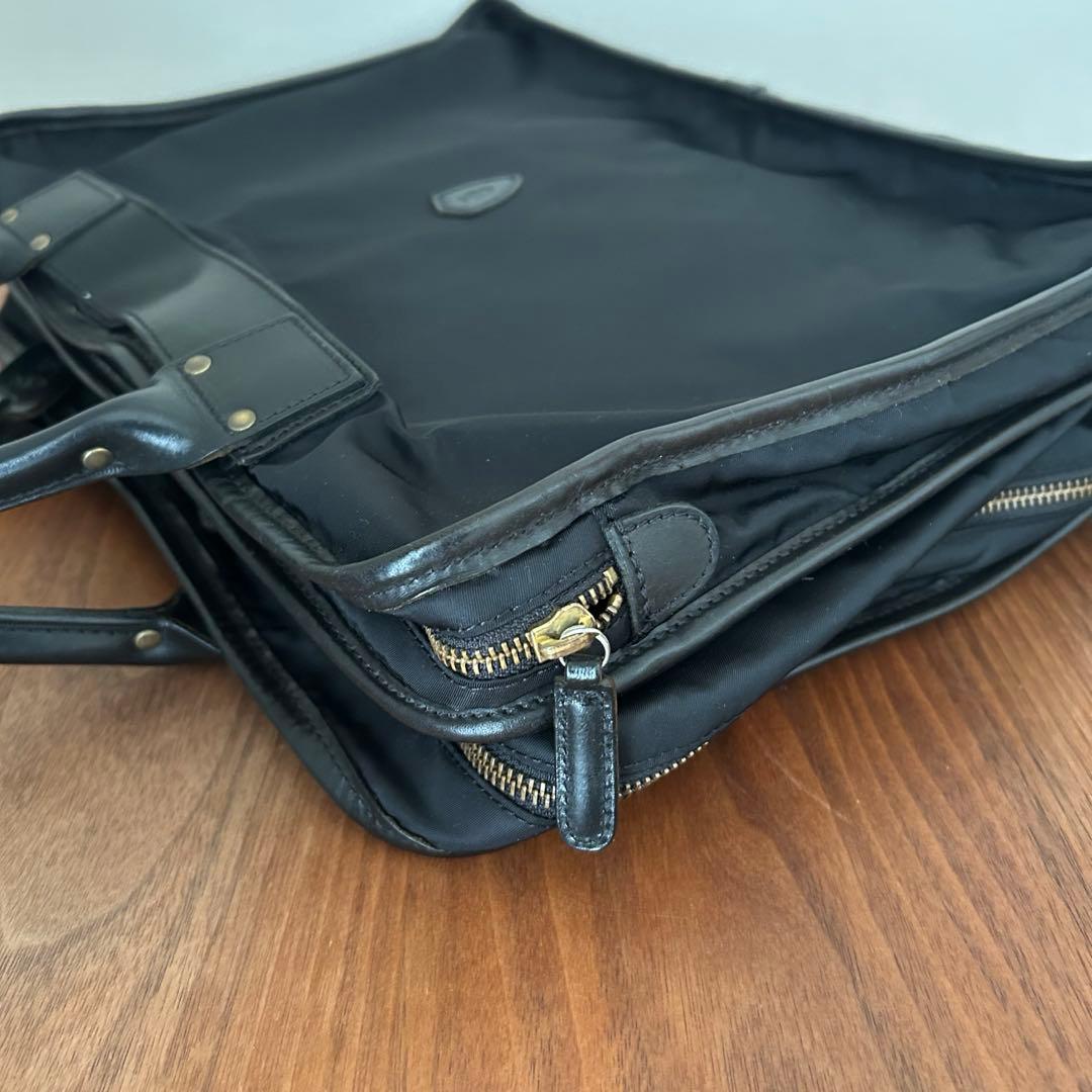 【美品】 Felisi フェリージ　ナイロン×レザー　バッグ1993 黒