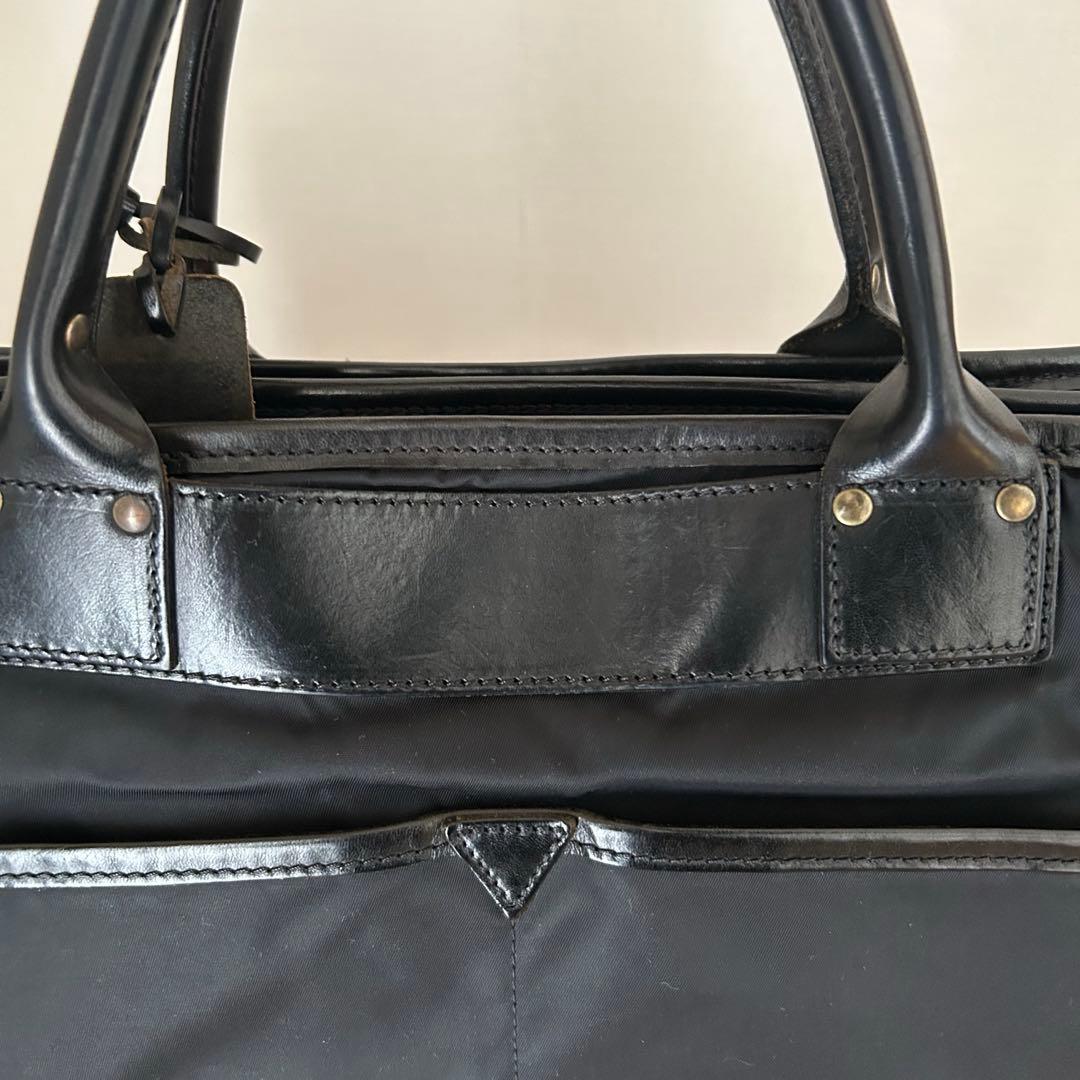 【美品】 Felisi フェリージ　ナイロン×レザー　バッグ1993 黒