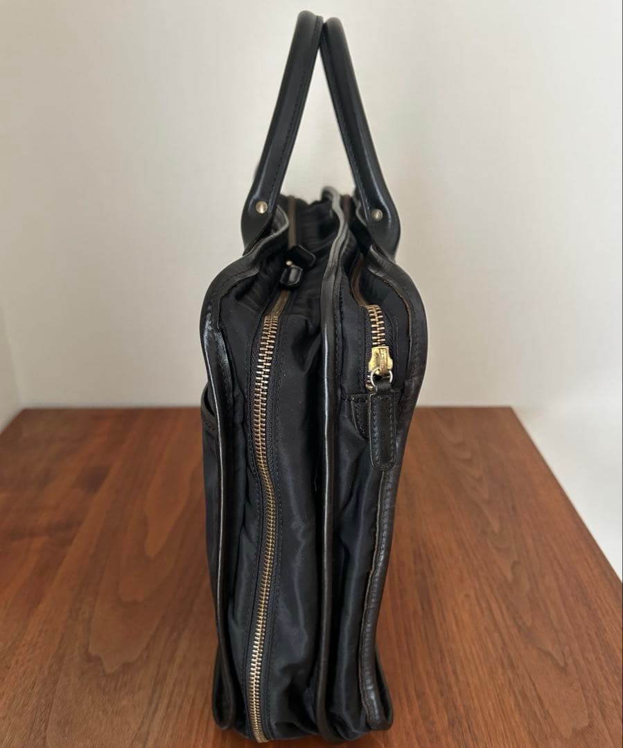 【美品】 Felisi フェリージ　ナイロン×レザー　バッグ1993 黒