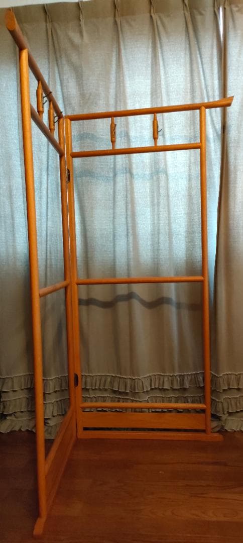 衣桁 着物掛け 衣紋掛け 折り畳み インテリア 昭和レトロ アンティーク
