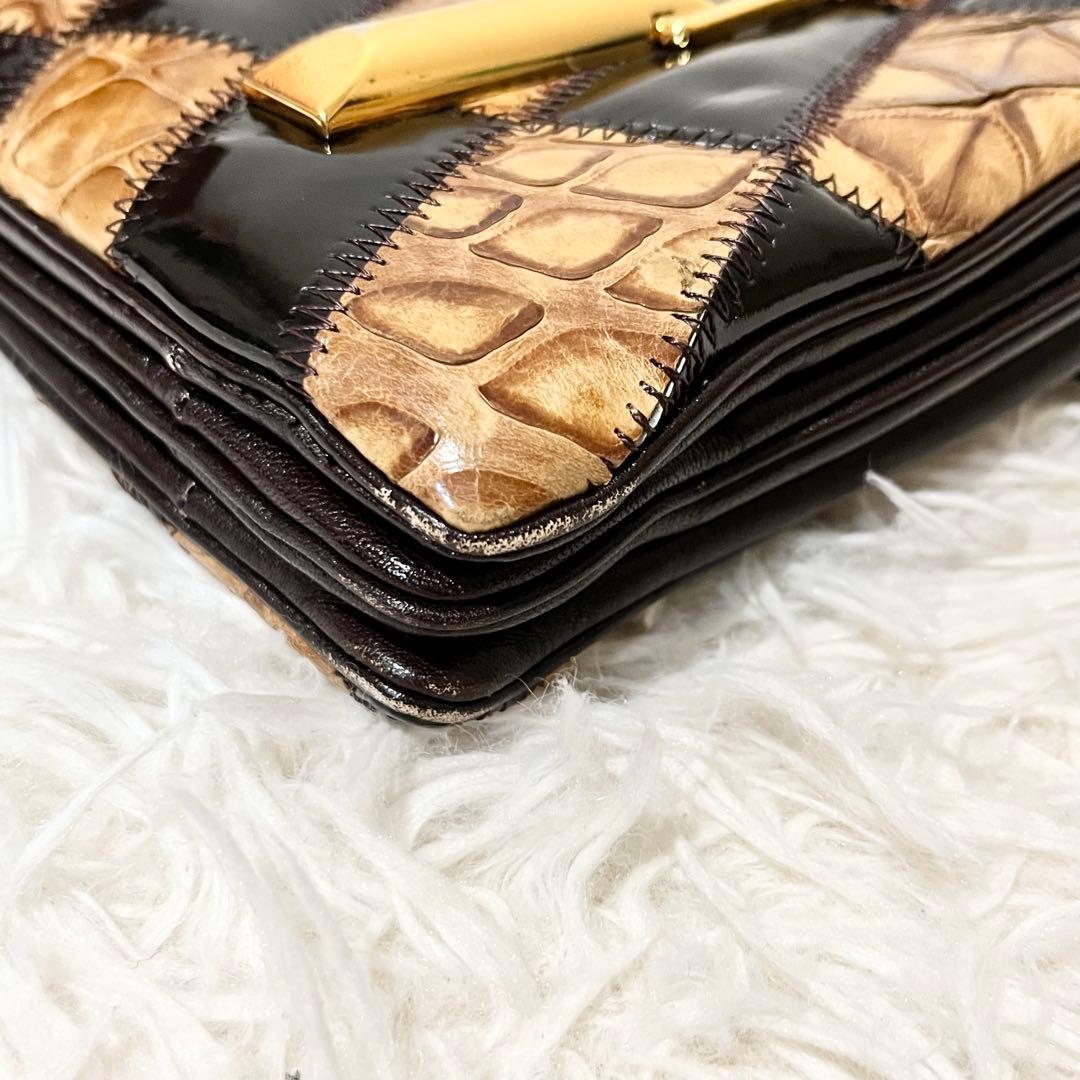 【希少】エキゾチック　ハンドバッグ　和装